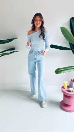 ALLISON BLUE LONGSLEEVE SHIRT