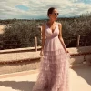 ANAIA OLD PINK TULLE DRESS