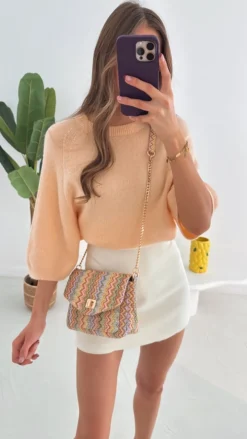 ANASTASIA PEACH PASTEL PULL
