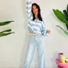 ANOUSHKA'S FAVORITE STRIPED PULLOVER