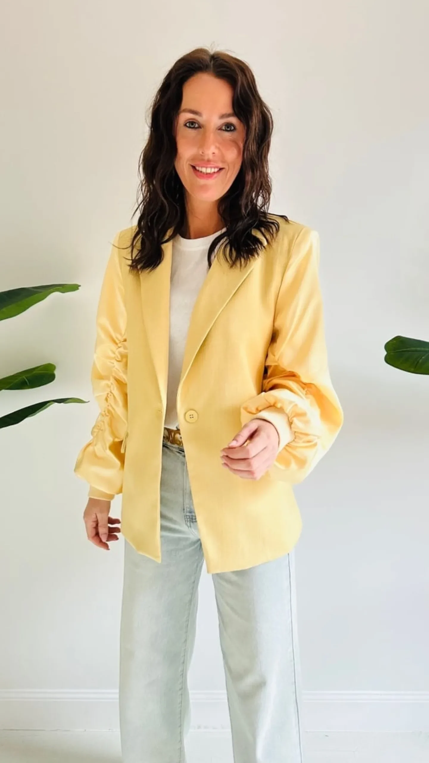 ANOUSHKA'S FAVORITE YELLOW BLAZER
