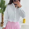 AVERY WHITE BOW BLOUSE