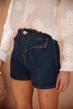 AZIZA BLUE DENIM SHORT