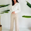 BECCA ECRU PULLOVER