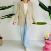 BILLIE BEIGE MUSTHAVE BLAZER