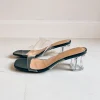 BLACK CLEAR HEELS