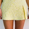 BLOOMING YELLOW SKORT