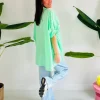 BOBBIE GREEN SPRING BLOUSE