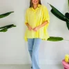 BOBBIE YELLOW SPRING BLOUSE
