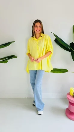 BOBBIE YELLOW SPRING BLOUSE