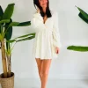 BONITA ECRU DRESS