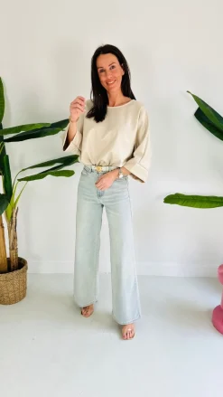 BRIGHT CHAMPAGNE GOLD BLOUSE