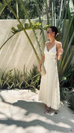 CALOR ECRU DRESS