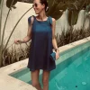 CALYPSO BLUE DENIM DRESS