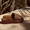 CARAMBA CAMEL SLIPPERS