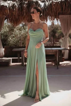 CASABLANCA TWINKLE GREEN DRESS