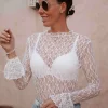 CLAIRE WHITE LACE TOP