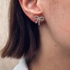 DIAMOND BOW EARRINGS