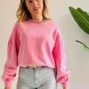 DIAMOND GLOW PINK SWEATER