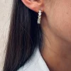 DIAMOND HOOP EARRINGS