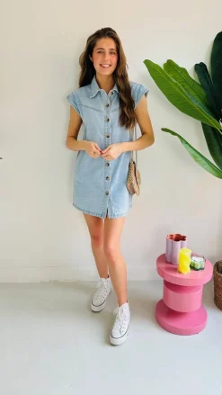 ELLA DENIM DRESS