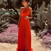 FEDERICA ORANGE ONE SHOULDER BRIDAL DRESS