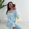 FLORAL DREAM BLUE PULLOVER
