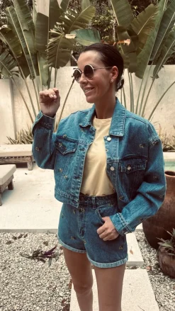 GIRASOL BLUE DENIM SHORT
