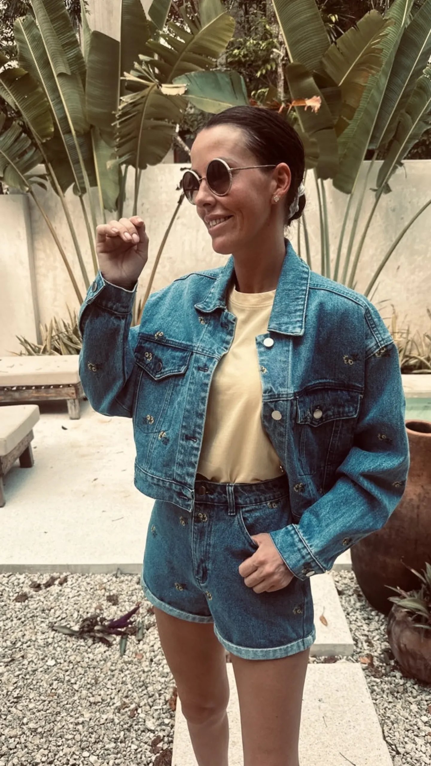 GIRASOL BLUE DENIM SHORT