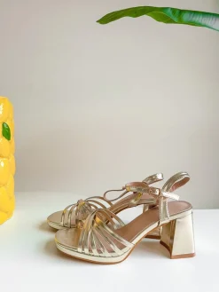 GOLDEN GLOW HEELS