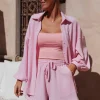 HAKIMA LIGHT PINK TWO-PIECE SET
