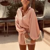 HAKIMA OLD PINK TWO-PIECE SET