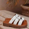 JANNA WHITE SLIPPERS