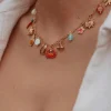 JEBEL OCEAN GOLD NECKLACE