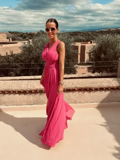 JENA MAGENTA BRIDAL DRESS