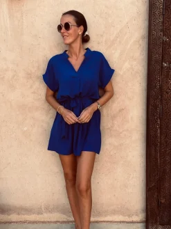 KÜBRA ROYAL BLUE DRESS