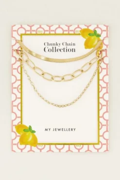 KETTING DRIELAAGSE BOLLETJES