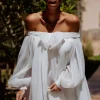KOUTOUBIA WHITE BLOUSE DRESS
