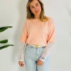 LACE PEACH WHITE PULL