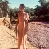LATIFA OLD PINK FLOWY ONE SHOULDER JUMPSUIT
