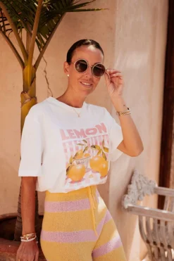 LEMON TARTE WHITE T-SHIRT