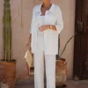 MARHABA WHITE TWO-PIECE SET