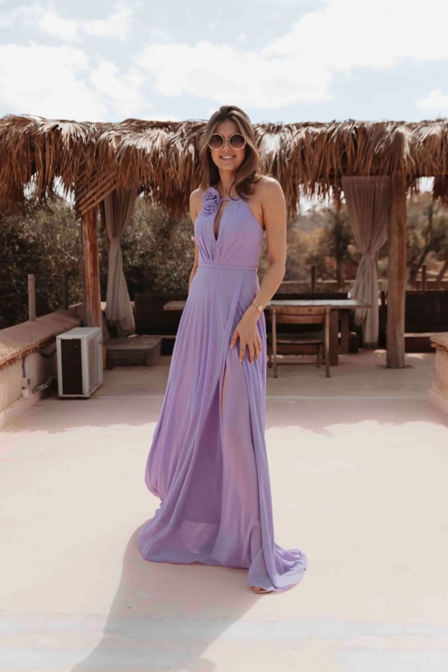 MAYSA JEWEL LILA DRESS