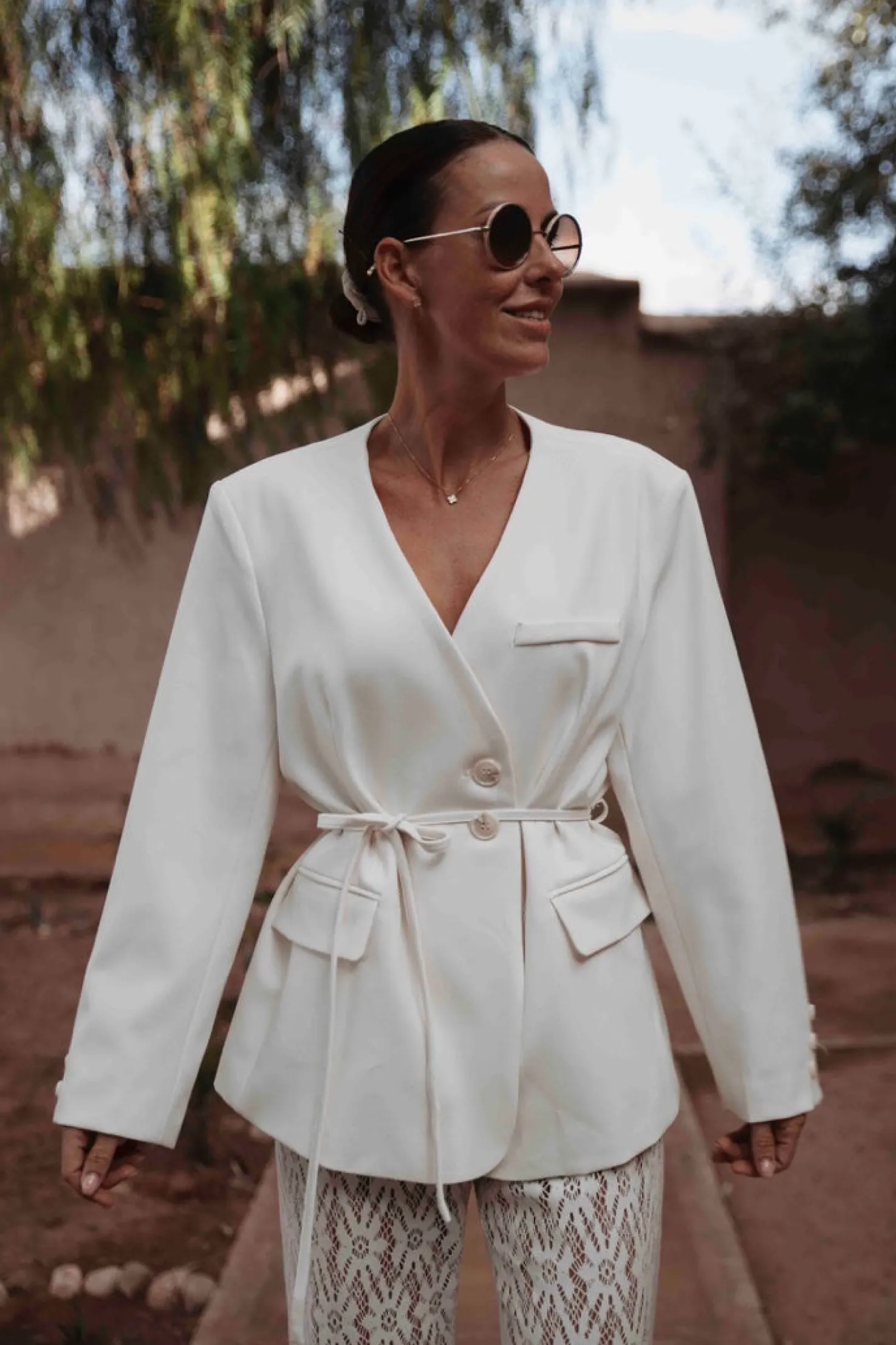 MEDINA ECRU BLAZER