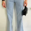 MID WAIST EXTRA LONG WIDE LEG 8558-1