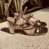 MIRABELLA GOLD HEELS