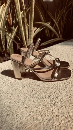 MIRABELLA GOLD HEELS