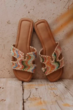 MOSAIC MULTICOLOR SLIPPERS