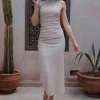 NADIA BEIGE DRESS