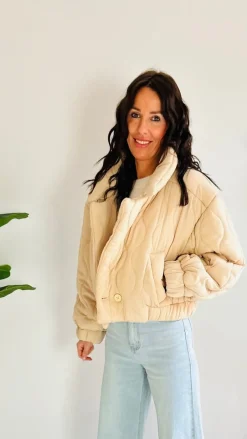 NORA BEIGE MIDSEASON JACKET